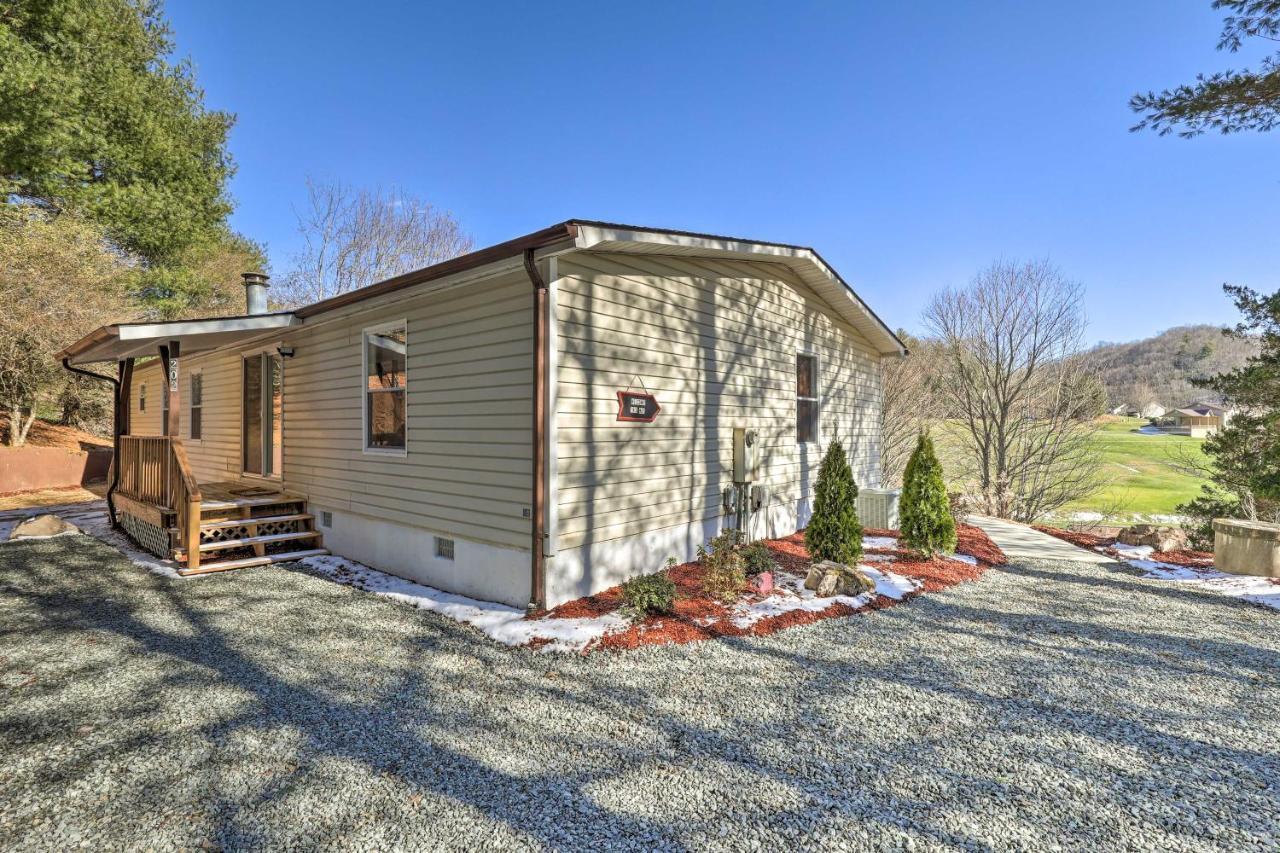 Hot Tub And Fire Pit At Luxe Blue Ridge Bungalow Vila Vilas Exterior foto